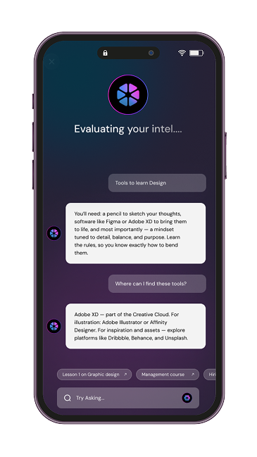 App Interface Foreground